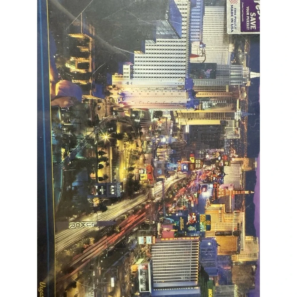 New Buffalo Games Jigsaw Puzzle~ Vegas Baby! ~2000 Pieces Poster ~Factory Sealed